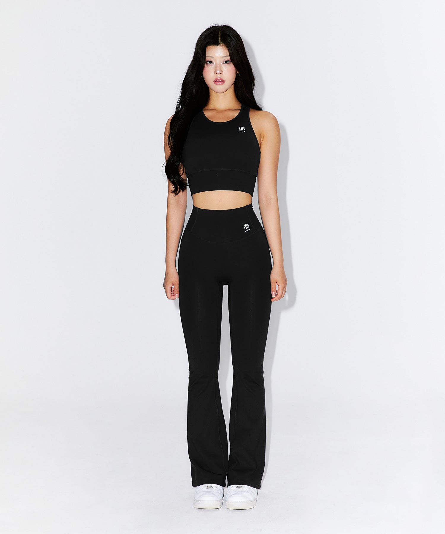 [Min Gayoung] WINNER SYMBOL B BOOTS CUT LEGGINGS [BLACK] Main image