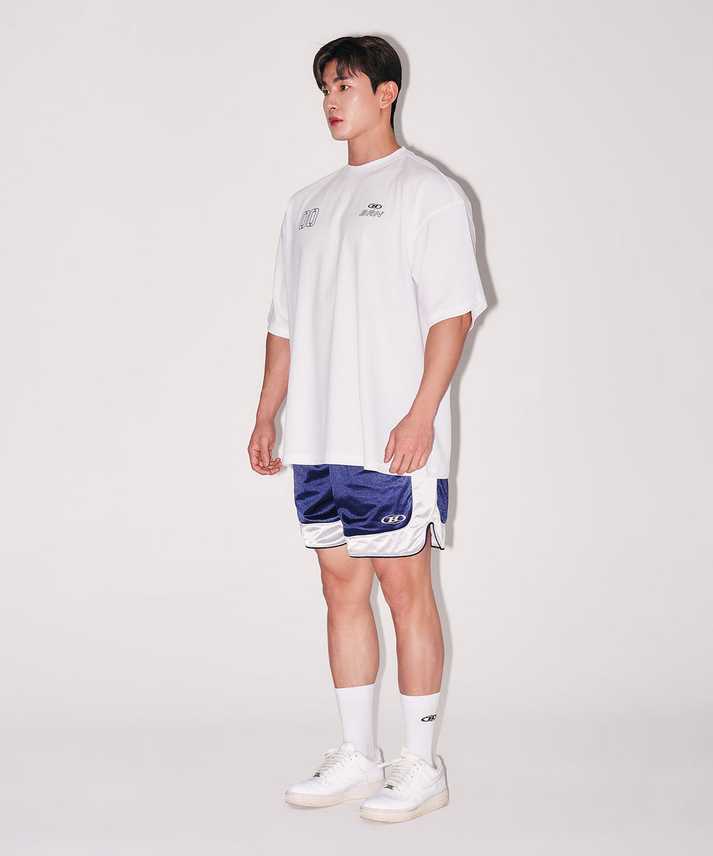 BRN NUMBER TECH EXTRA FIT T-SHIRTS [WHITE]