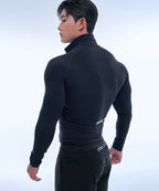 SYMBOL B MUSCLE FIT HALF ZIP-UP LONGSLEEVE