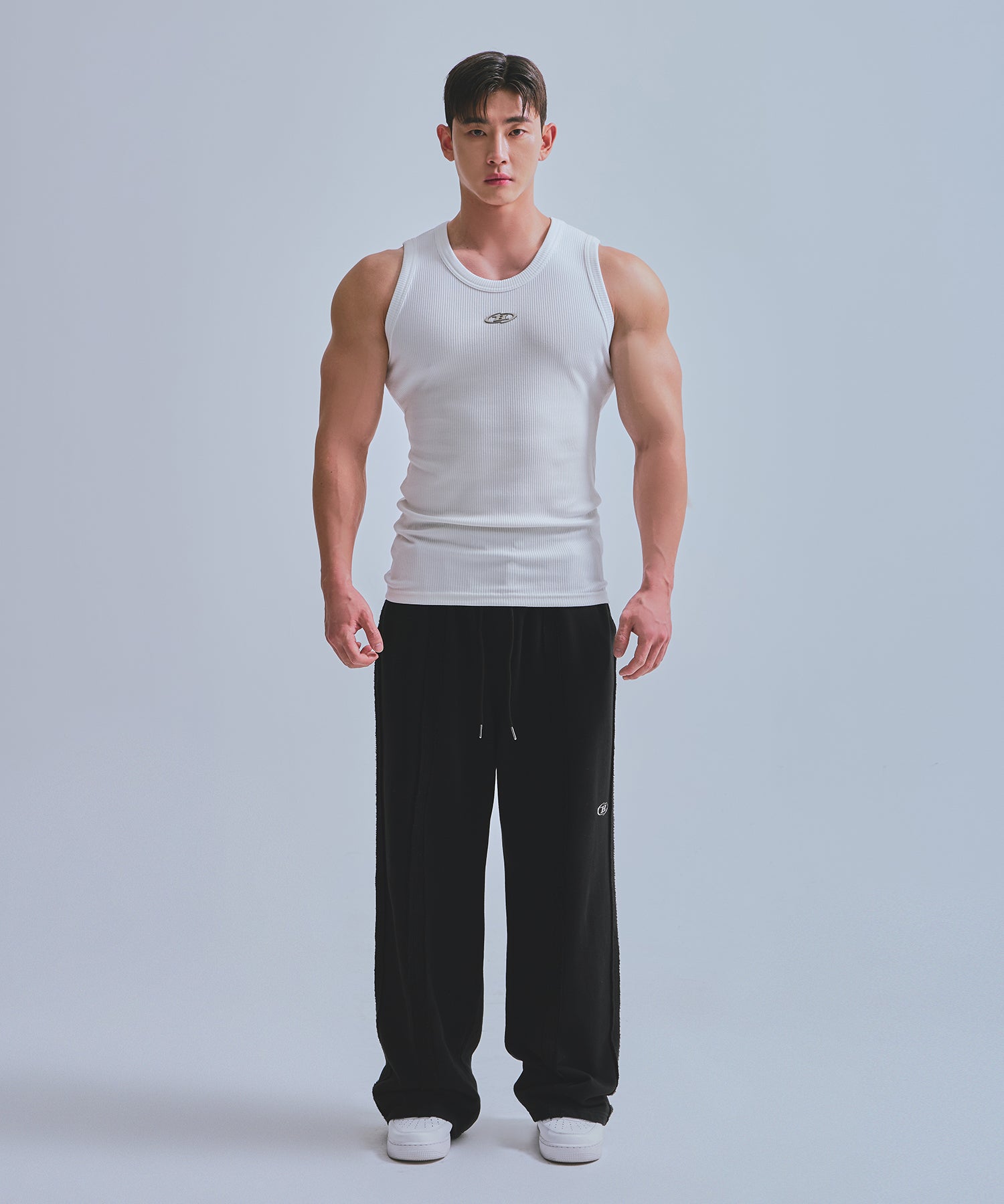 B-SYMBOL LOGO SLEEVELESS_NON MESH VER [IVORY]