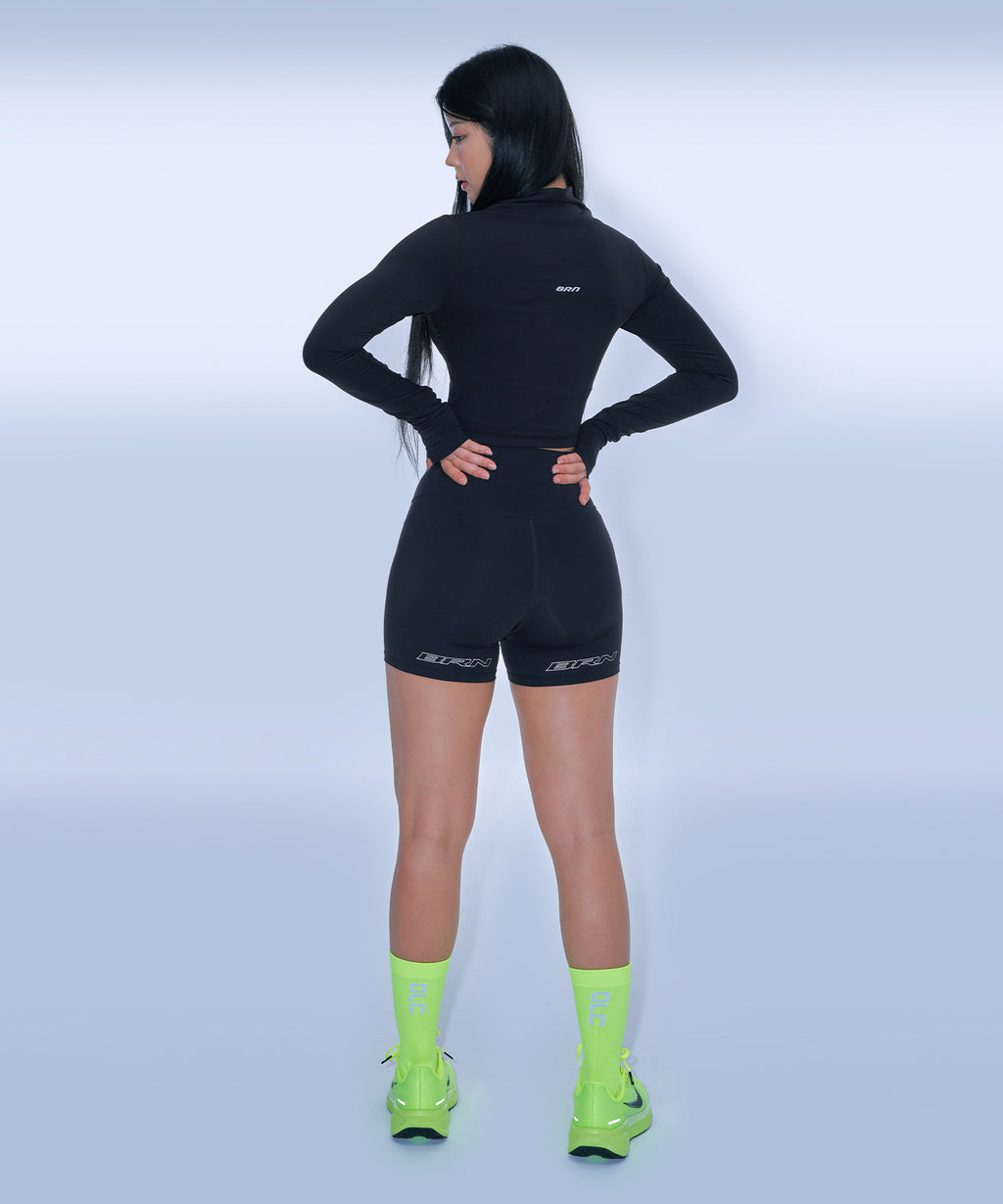 ACTIVE LINE FULL ZIP-UP JACKET [BLACK]