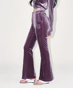 [EXCLUSIVE] W DOUBLE B VELVET BOOTS CUT PANTS [ASH PURPLE]