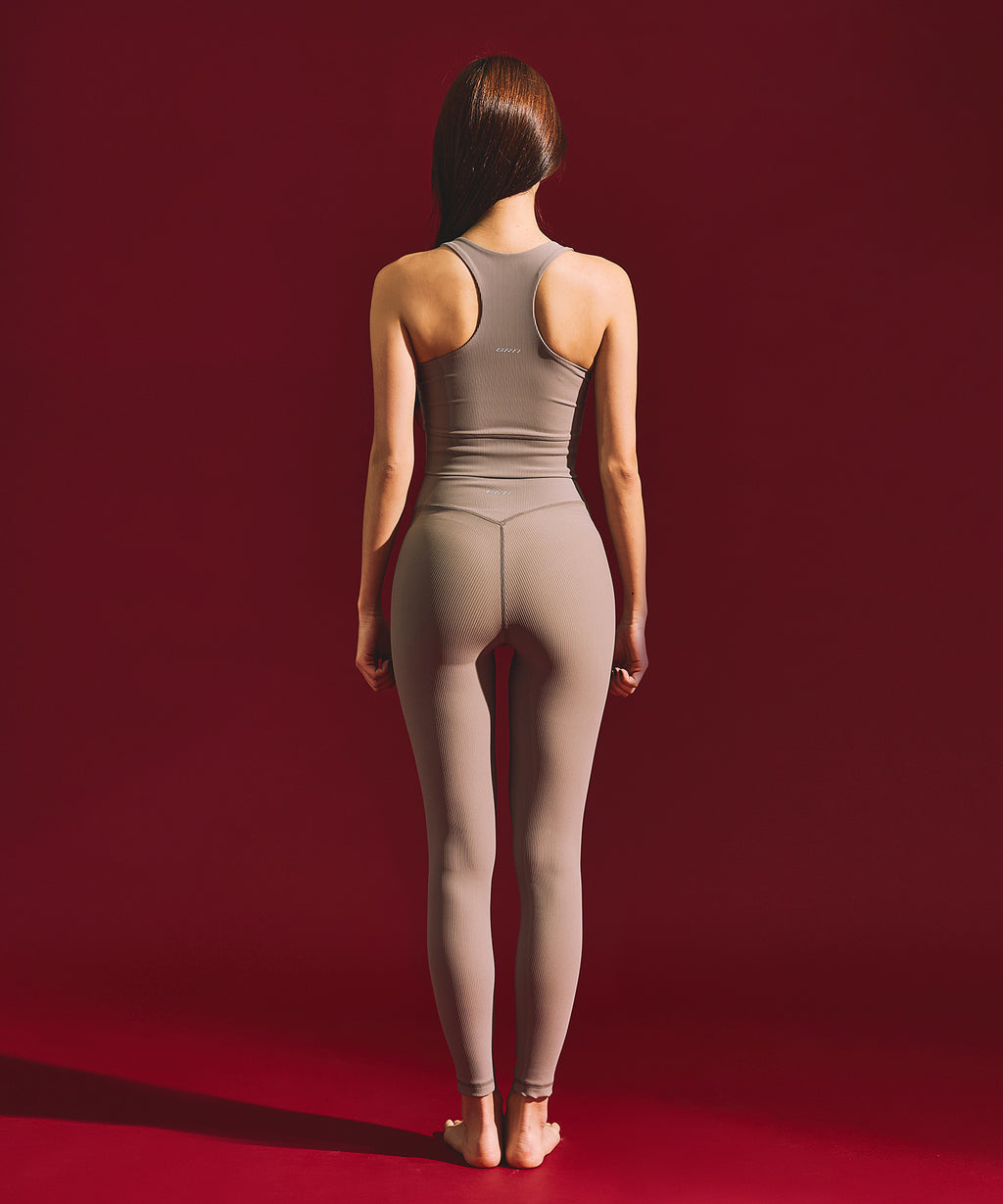 W B-FLEX BRA TOP [BROWN]