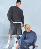 CHROME B PIGMENT SWEATSHIRTS [CHARCOAL]