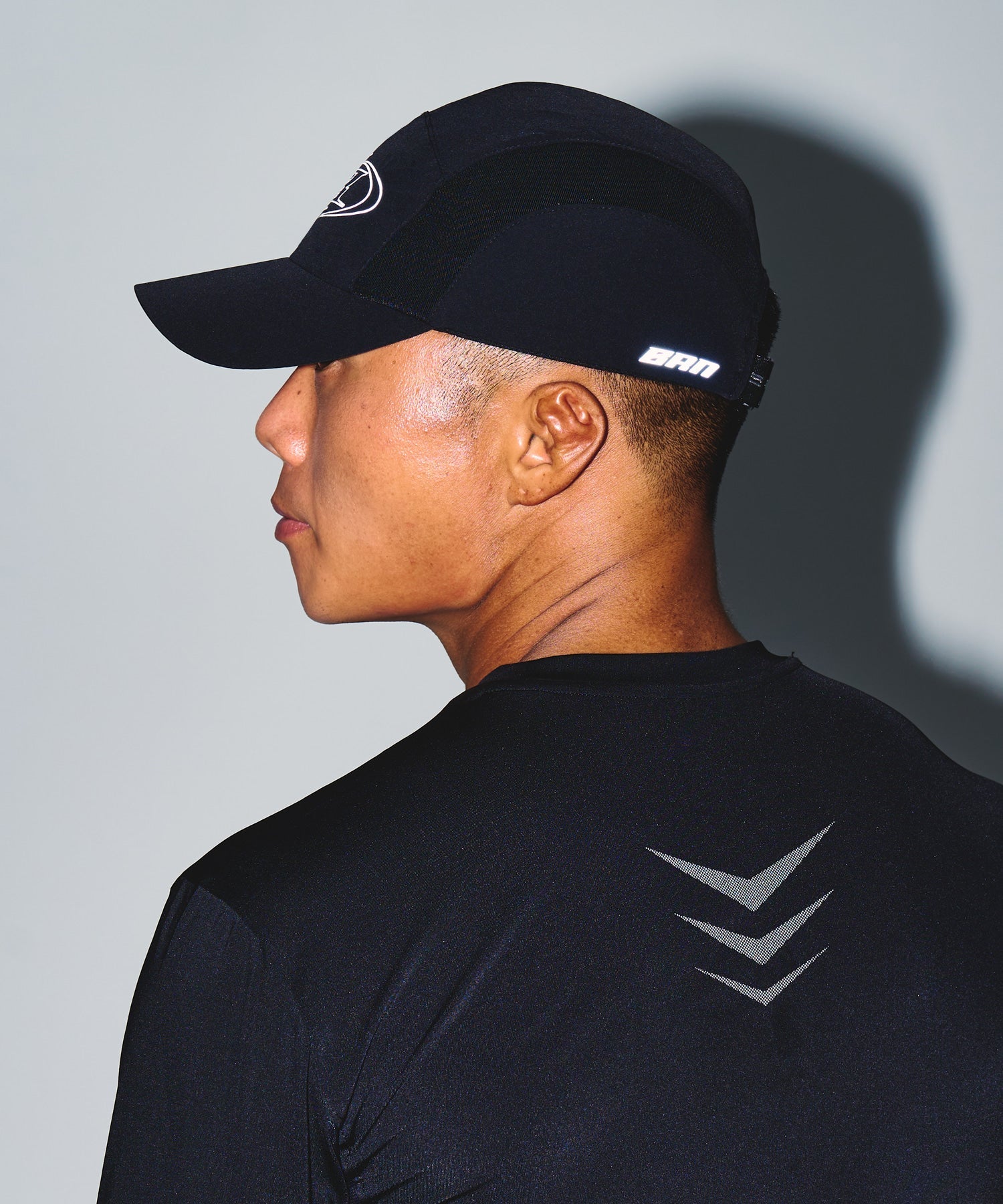 STROKE RUNNING CAP [BLACK] Secondary image