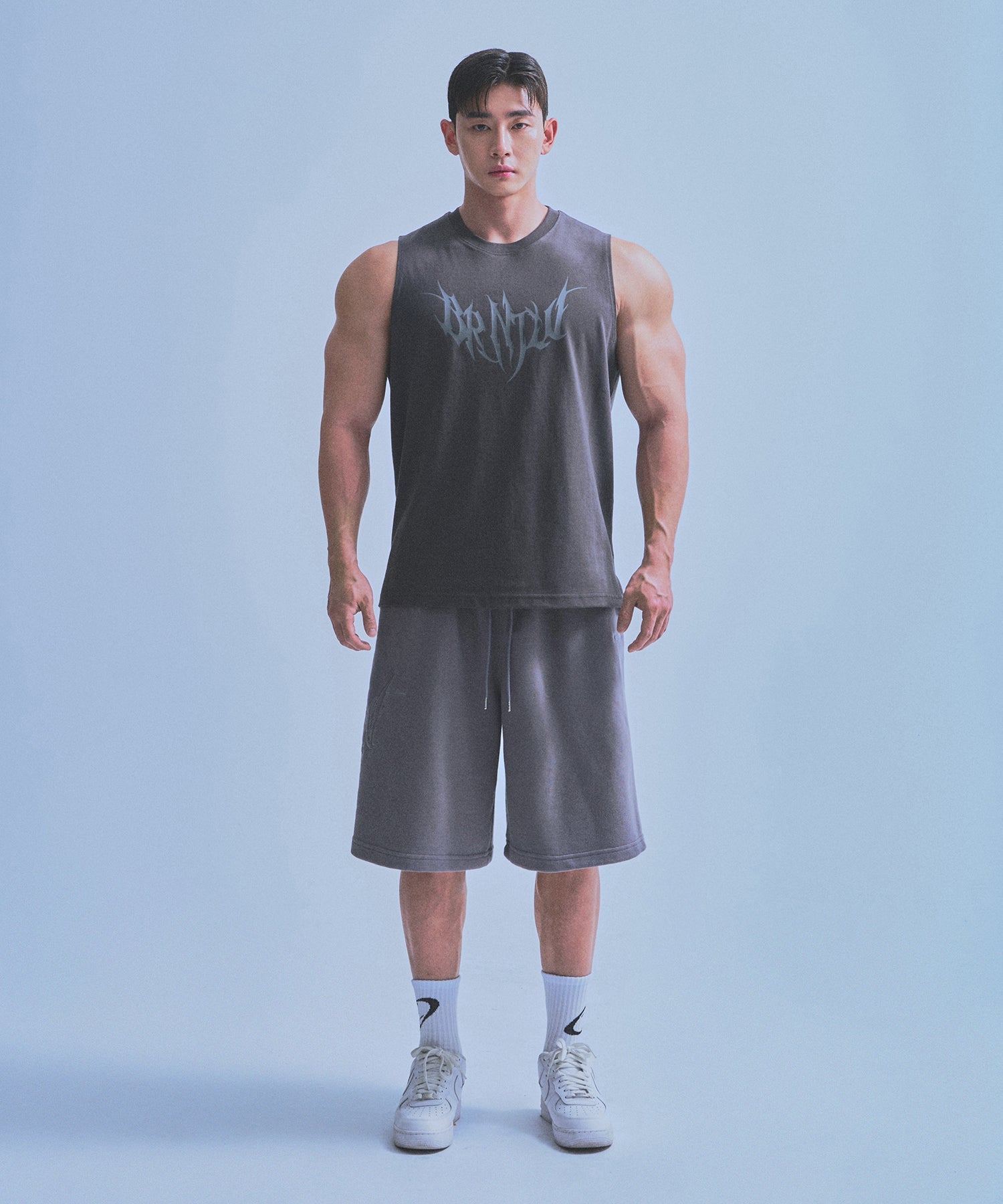 TRIBAL COMFORT FIT SLEEVELESS [CHARCOAL] Secondary image