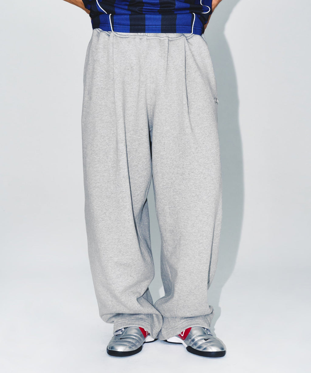 CHROME B MAXI WIDE PANTS [MELANGE GREY]