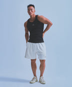 CHROME B HALF PANTS_SHORT VER [WHITE]